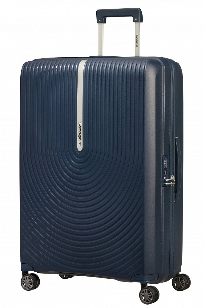 фото Чемодан унисекс samsonite kd8-01003 темно-синий, 50х28х75 см