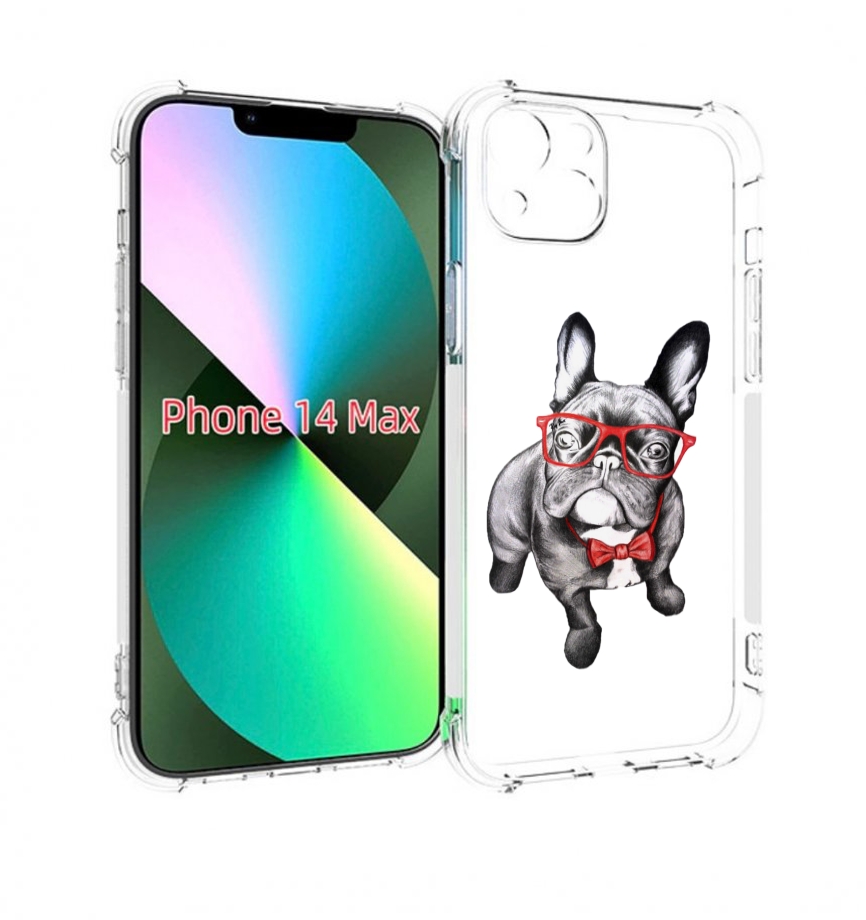 

Чехол MyPads Стильняга для iPhone 14 Plus (6.7), Прозрачный, Tocco