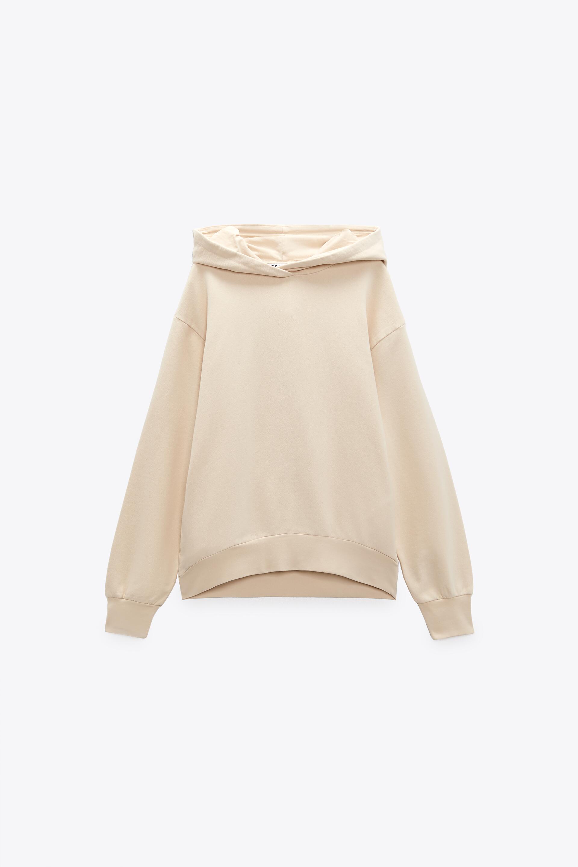 

Толстовка женская ZARA 06050823 бежевая S (доставка из-за рубежа), 06050823