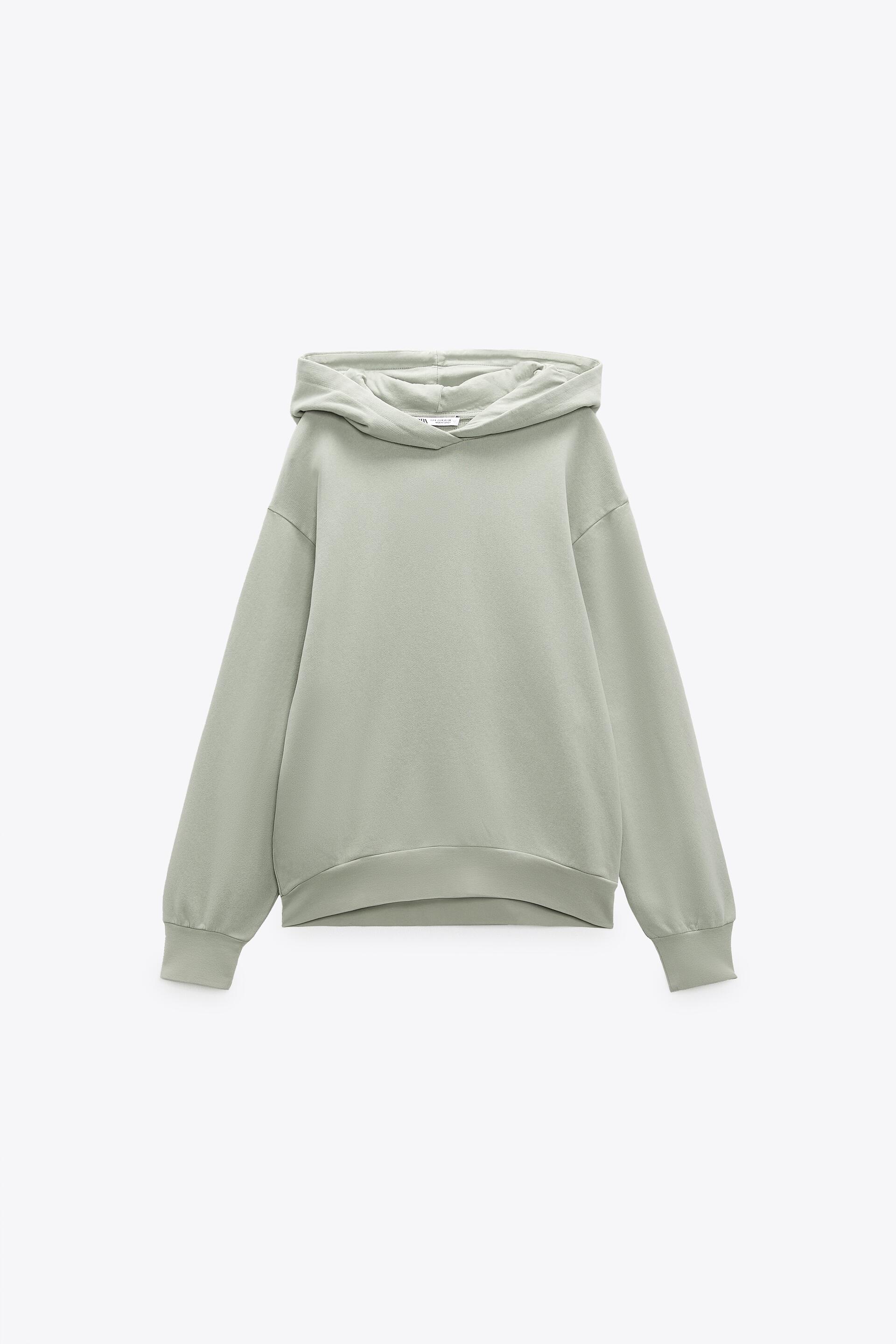 

Толстовка женская ZARA 06050823 серая M (доставка из-за рубежа), 06050823