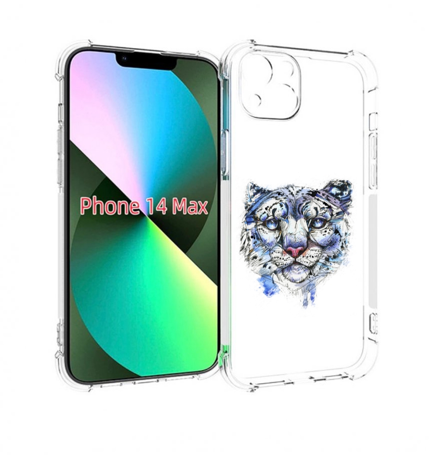 

Чехол MyPads Тигр 4 для iPhone 14 Plus (6.7), Прозрачный, Tocco