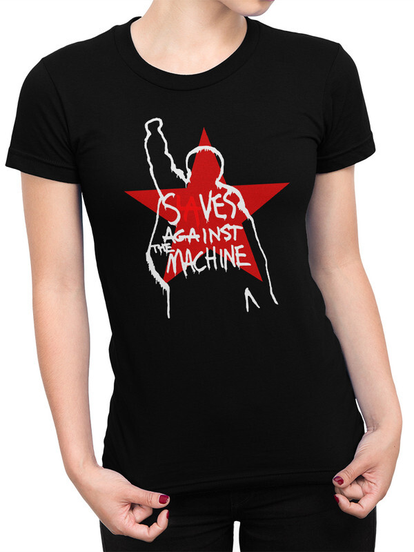 фото Футболка женская design heroes rage against the machine - slaves черная 2xl