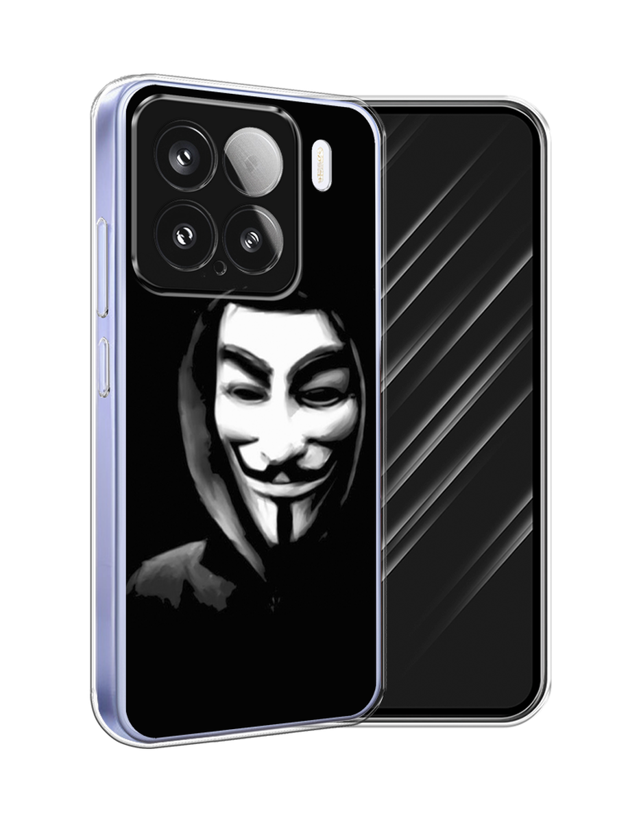 

Чехол Awog на Xiaomi 15 "Анонимус", Черный;серый;белый, 323650-1