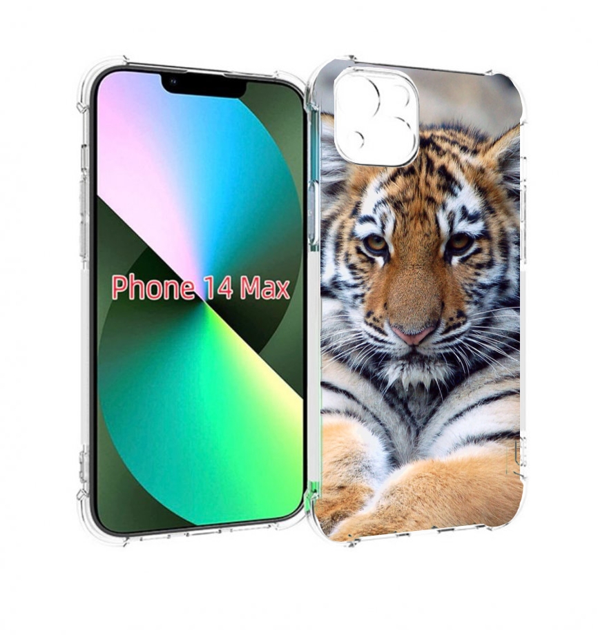 

Чехол MyPads Тигк для iPhone 14 Plus (6.7), Прозрачный, Tocco