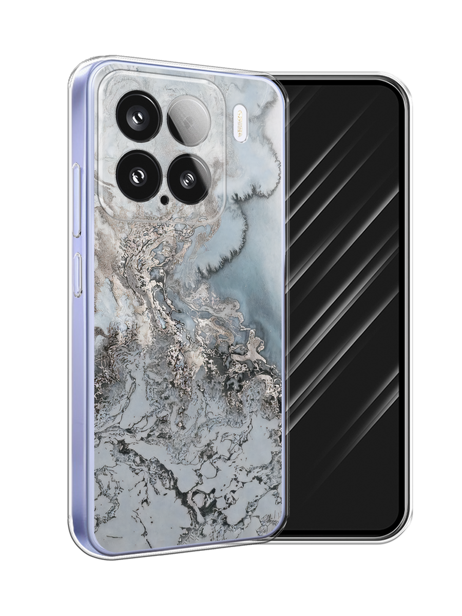

Чехол Awog на Xiaomi 15 "Морозная лавина серая", Серый;серебристый, 323650-1
