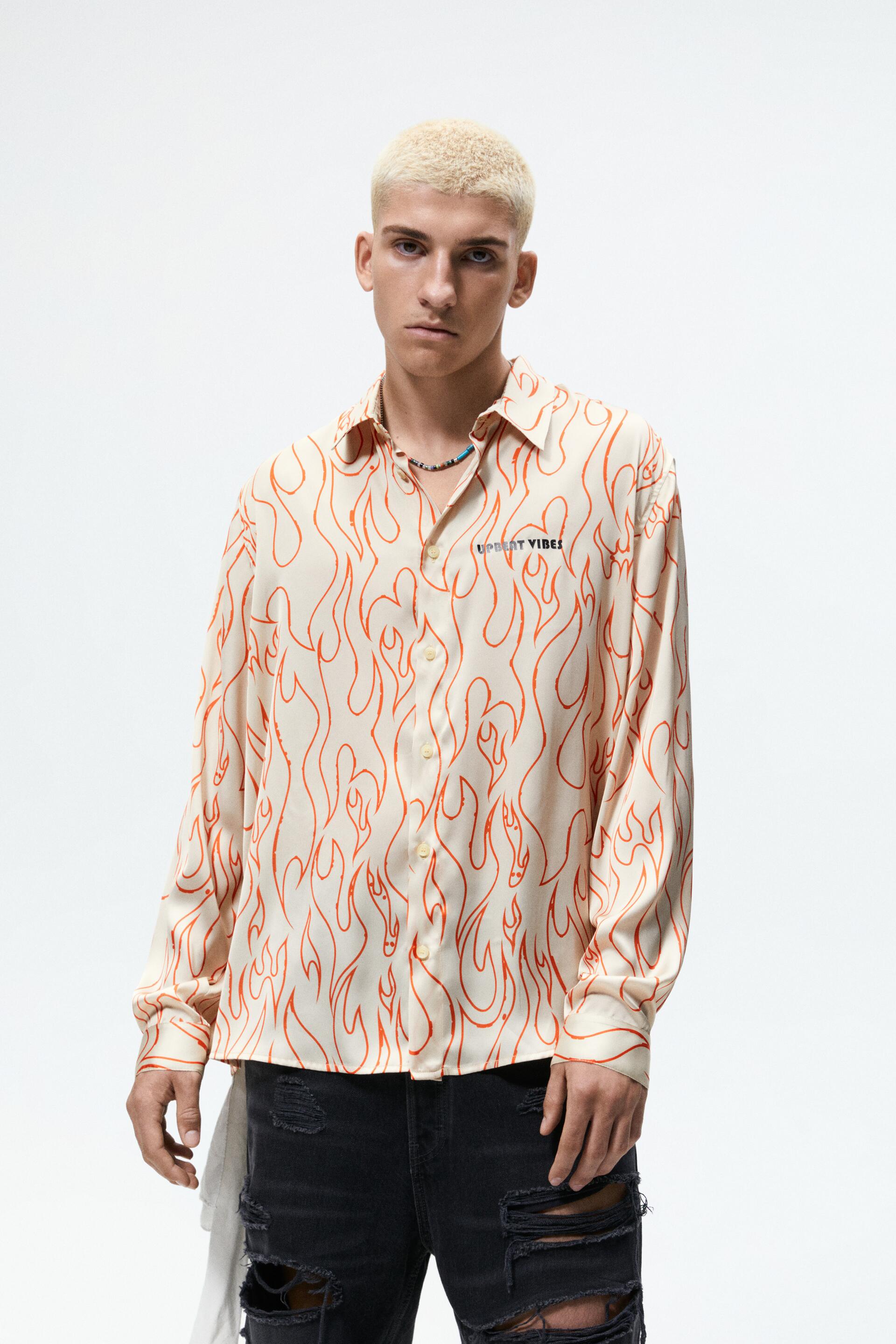 

Рубашка мужская ZARA 06085352 белая M (доставка из-за рубежа), 06085352