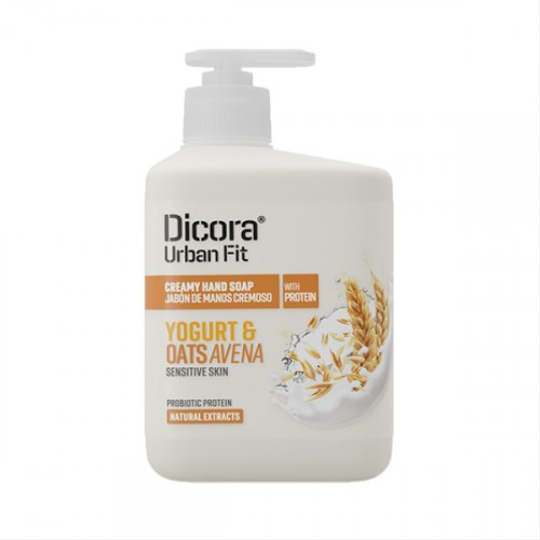Жидкое крем-мыло Dicora Urban Fit Protein Yogurt & Oats 500мл
