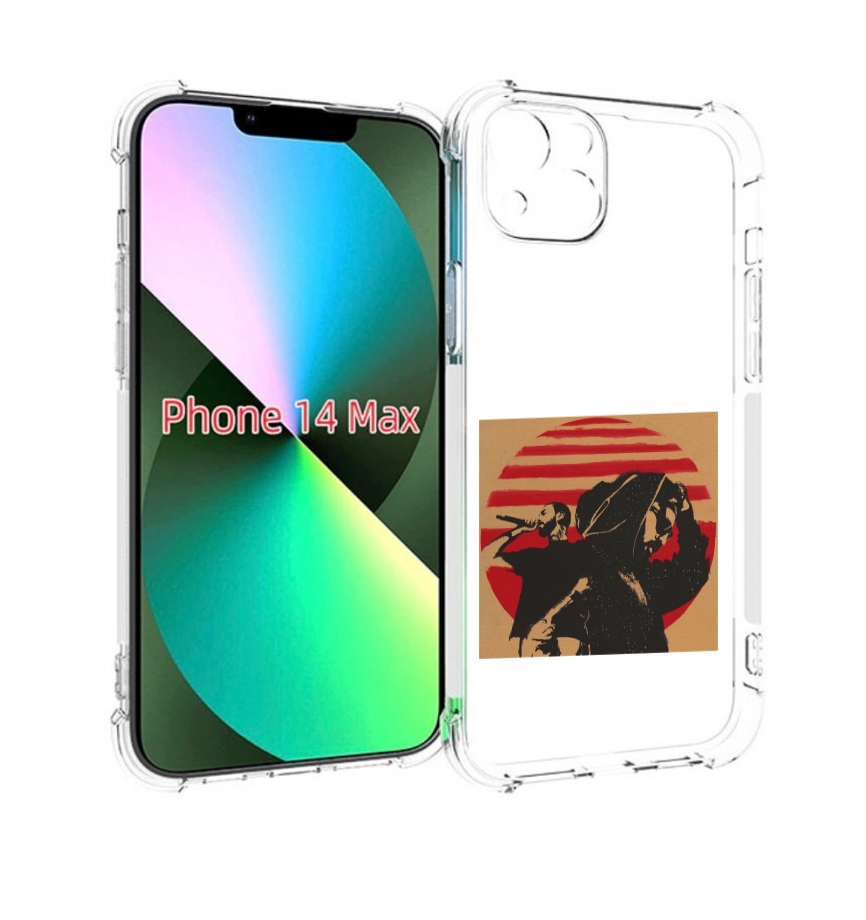 

Чехол MyPads Утопия Мияги и Энди панда для iPhone 14 Plus (6.7), Прозрачный, Tocco