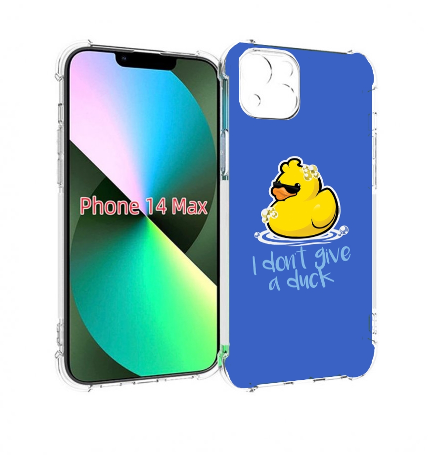

Чехол MyPads Уточка для iPhone 14 Plus (6.7), Прозрачный, Tocco