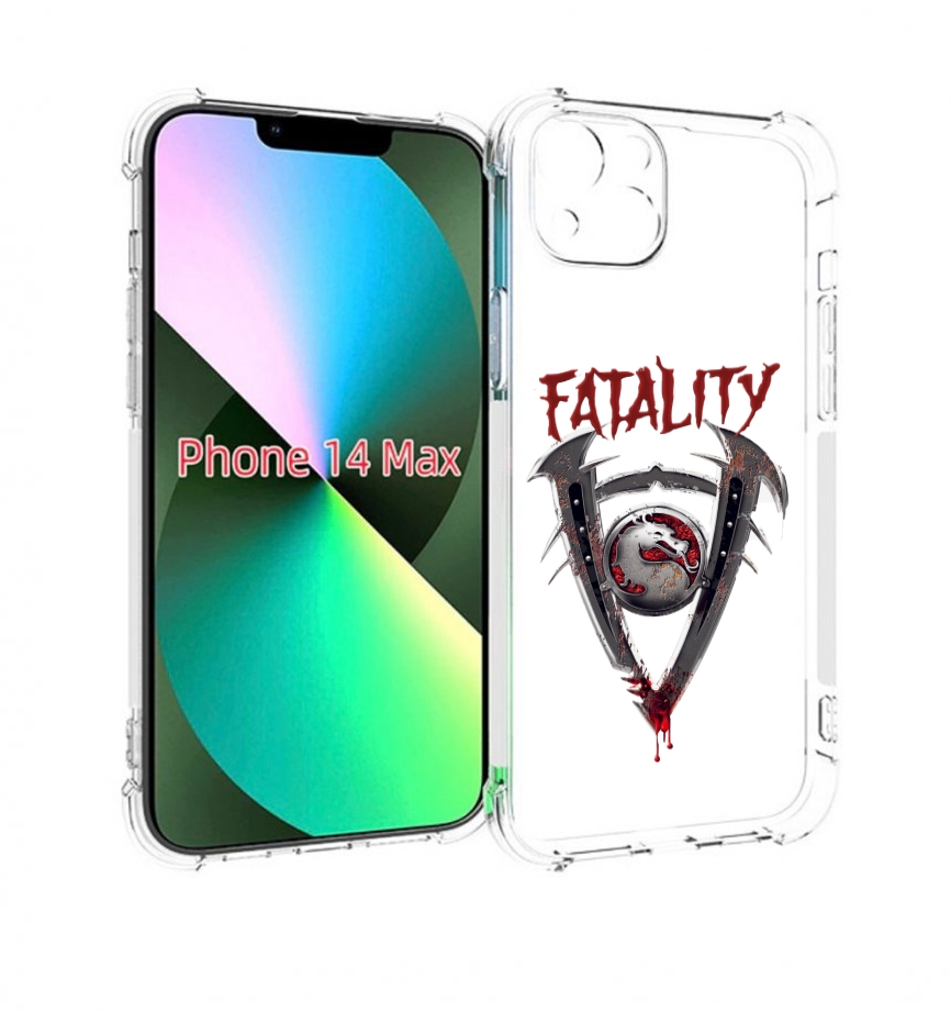 

Чехол MyPads Фаталити мужской для iPhone 14 Plus (6.7), Прозрачный, Tocco