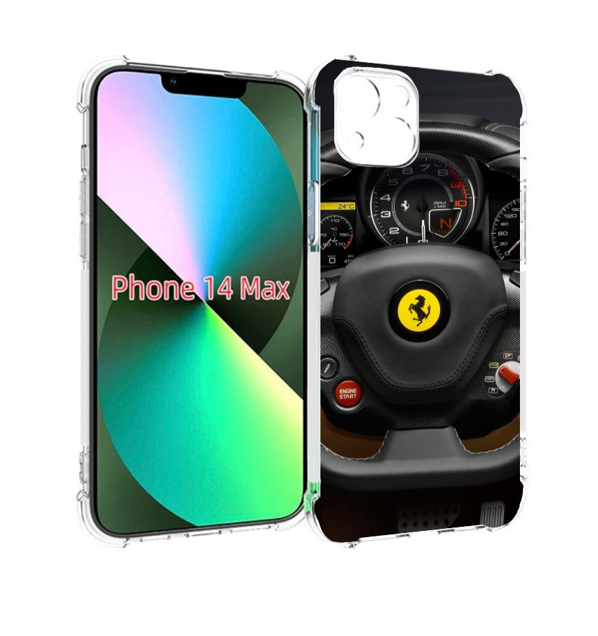 

Чехол MyPads Ферарри для iPhone 14 Plus (6.7), Прозрачный, Tocco