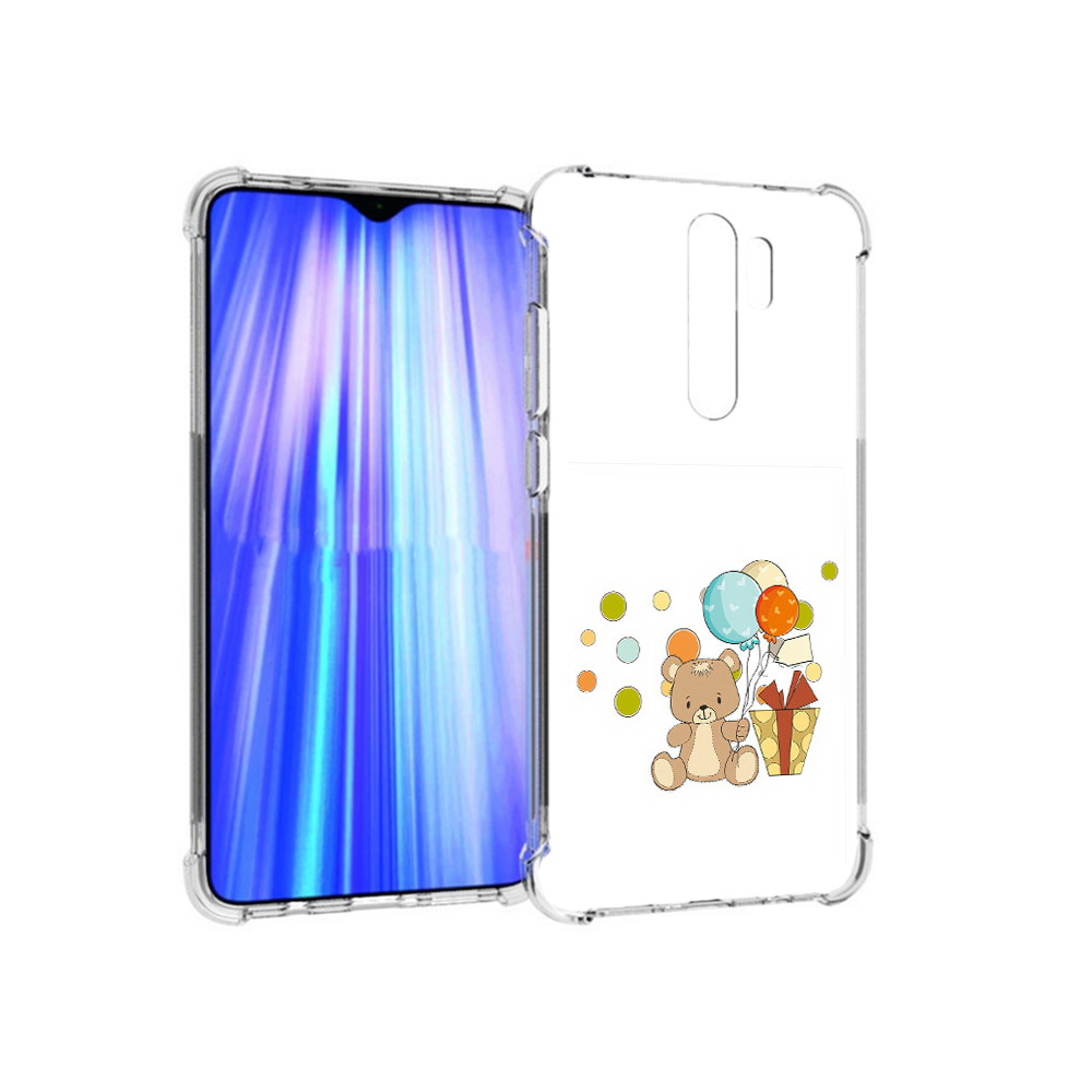 

Чехол MyPads Tocco для Xiaomi Redmi Note 8 Pro медвеженок с подарком (PT135544.276.470), Прозрачный, Tocco