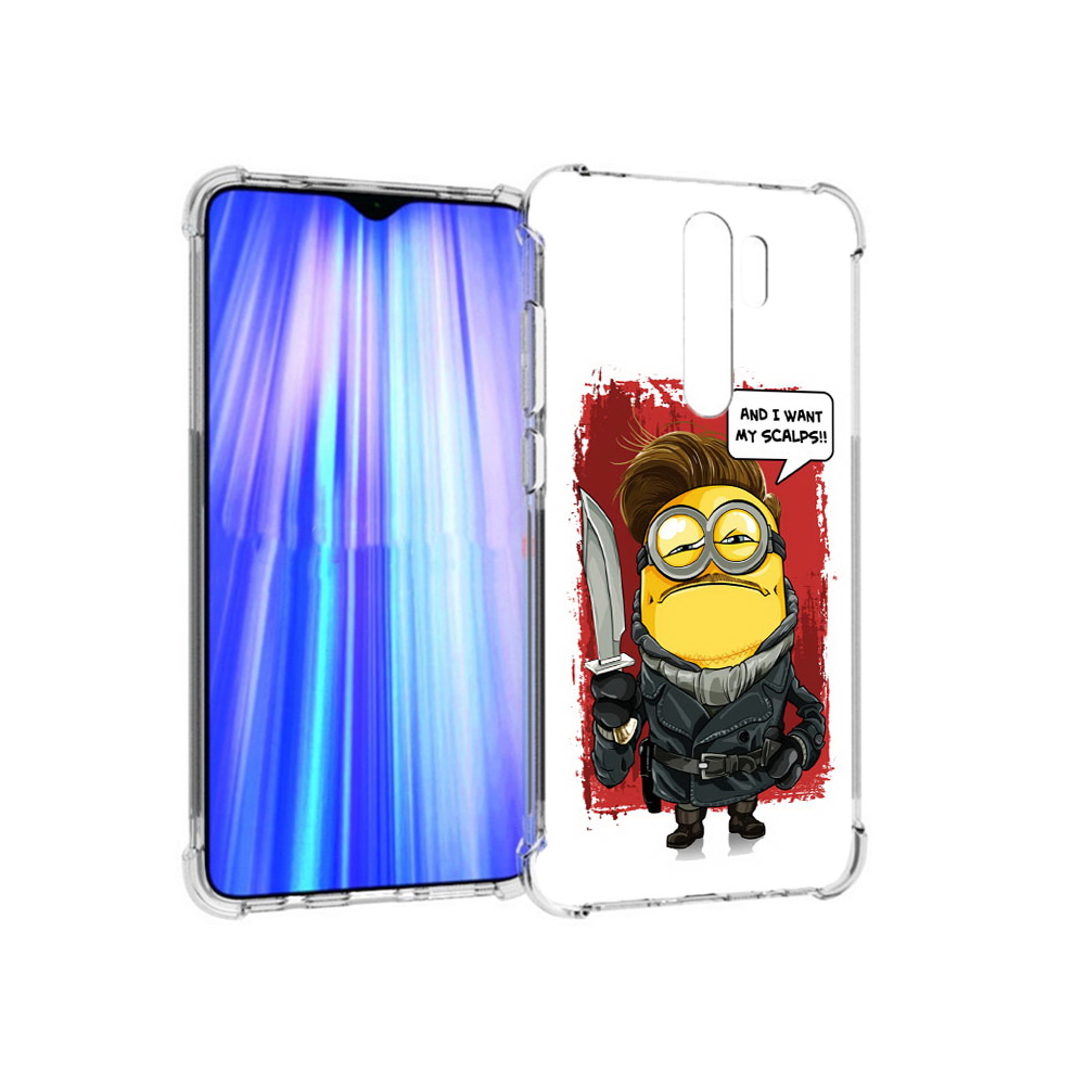 

Чехол MyPads Tocco для Xiaomi Redmi Note 8 Pro миньон убийца (PT135544.276.477), Прозрачный, Tocco