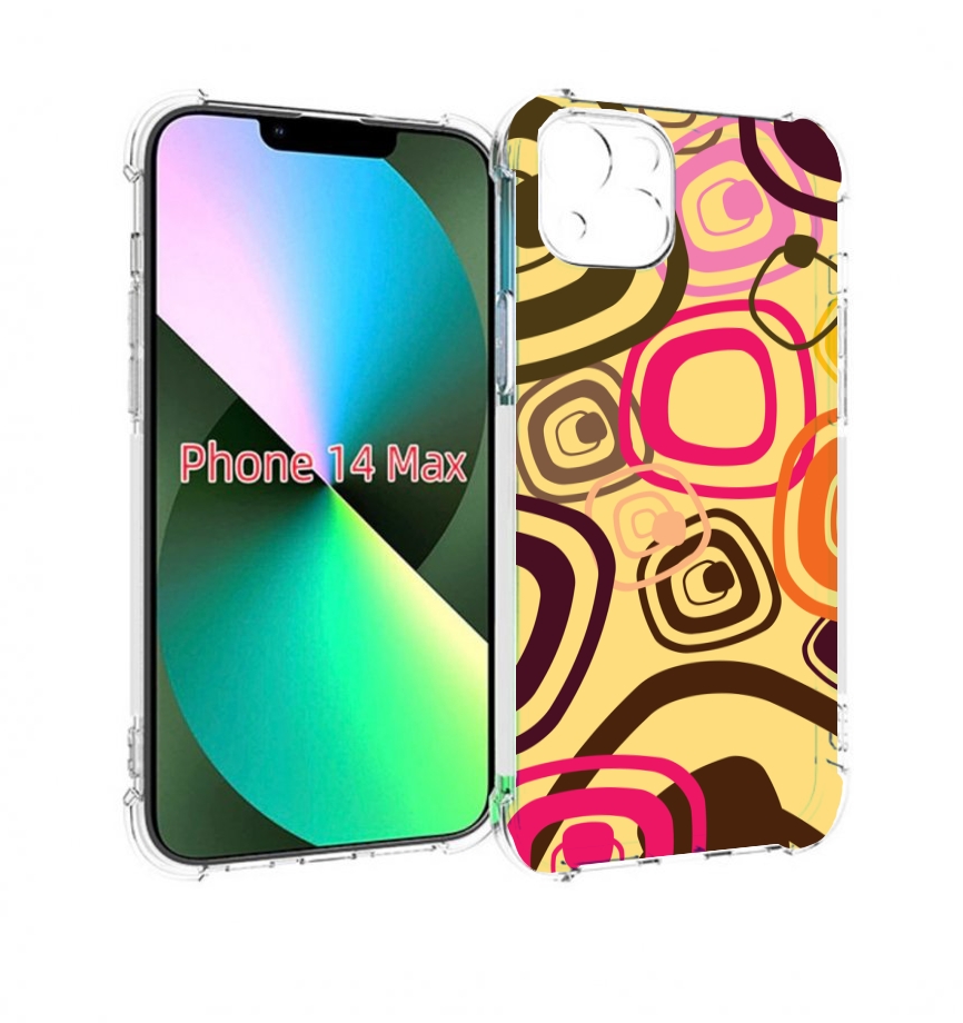 

Чехол MyPads абстракция-на-желтом-фоне для iPhone 14 Plus (6.7), Прозрачный, Tocco