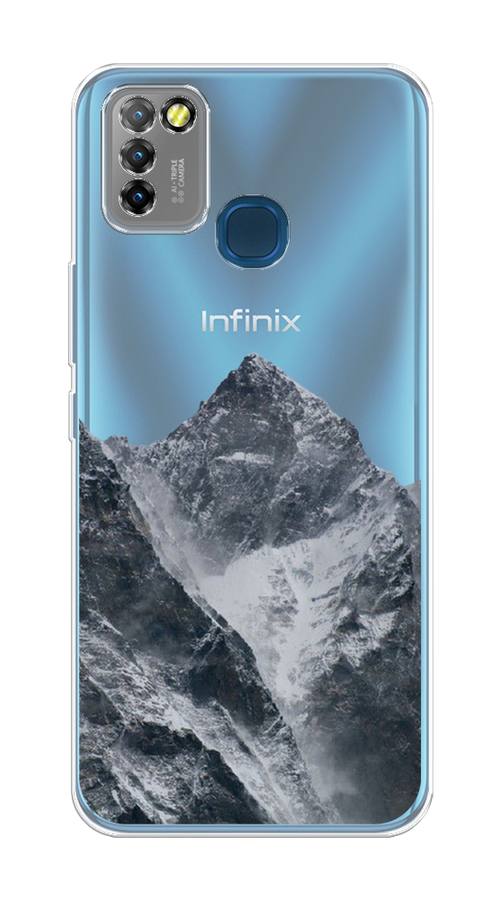 

Чехол на Infinix HOT 10 Lite "Горы арт 4", Серый;бежевый, 3100350-2