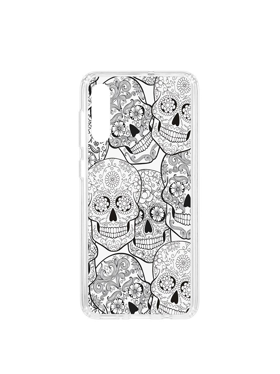 фото Чехол на samsung galaxy a50 2019 kruche print skull black кruче