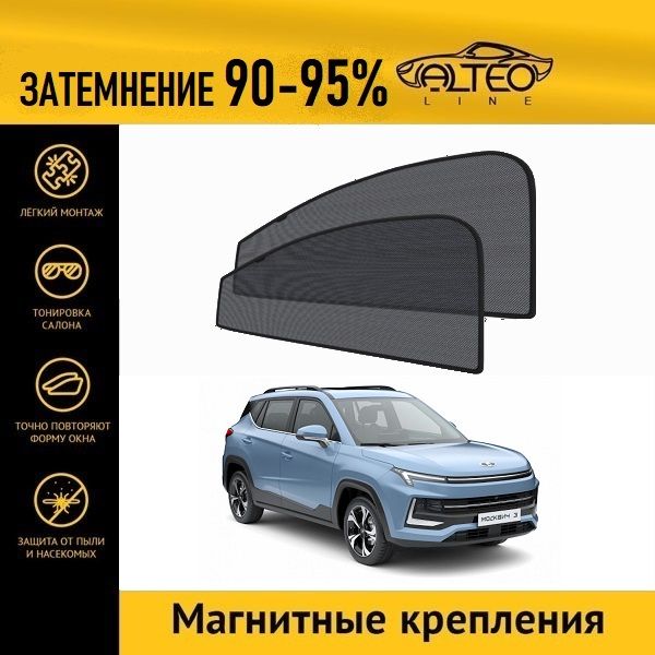 

Автошторки ALTEO на Москвич 3 (2022-н.в.)