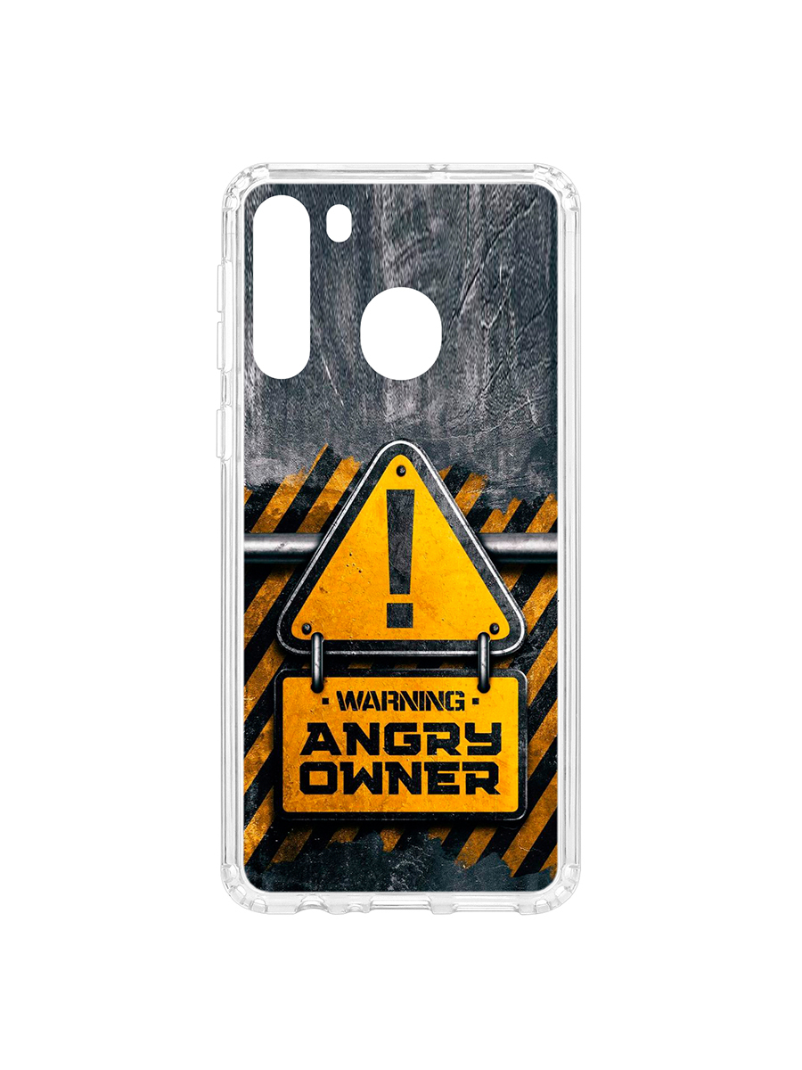 фото Чехол на samsung galaxy a21 kruche print angry owner кruче