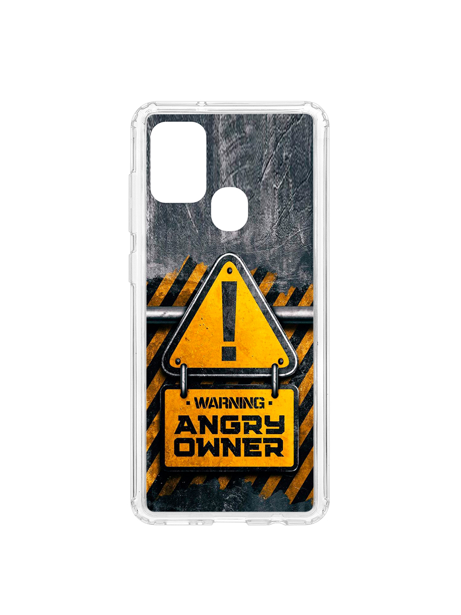 фото Чехол на samsung galaxy a21s kruche print angry owner кruче