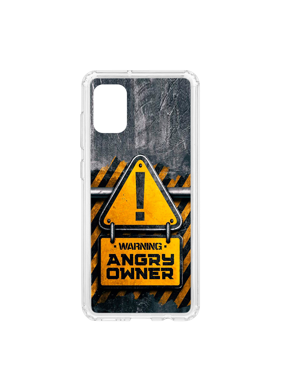 фото Чехол на samsung galaxy a31 kruche print angry owner кruче