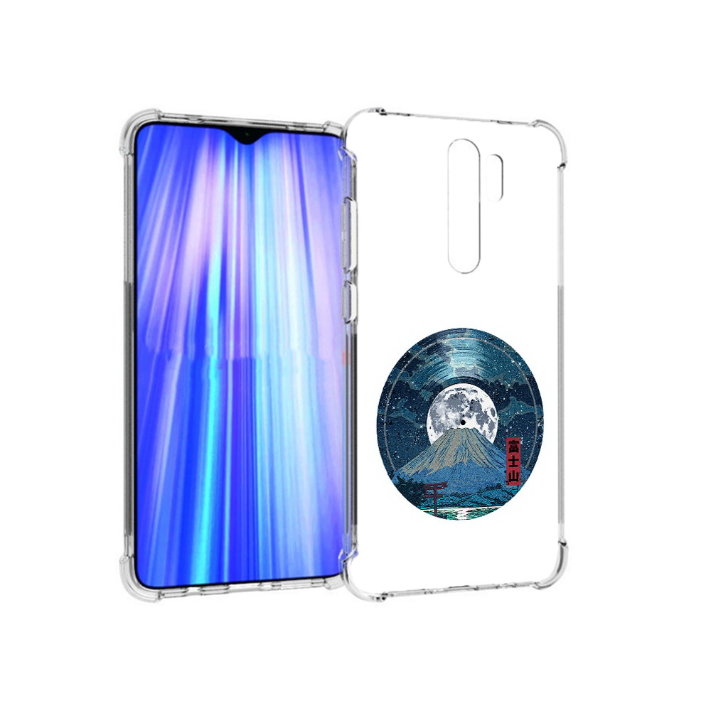 

Чехол MyPads Tocco для Xiaomi Redmi Note 8 Pro нарисованная виниловая гора с луной, Прозрачный, Tocco