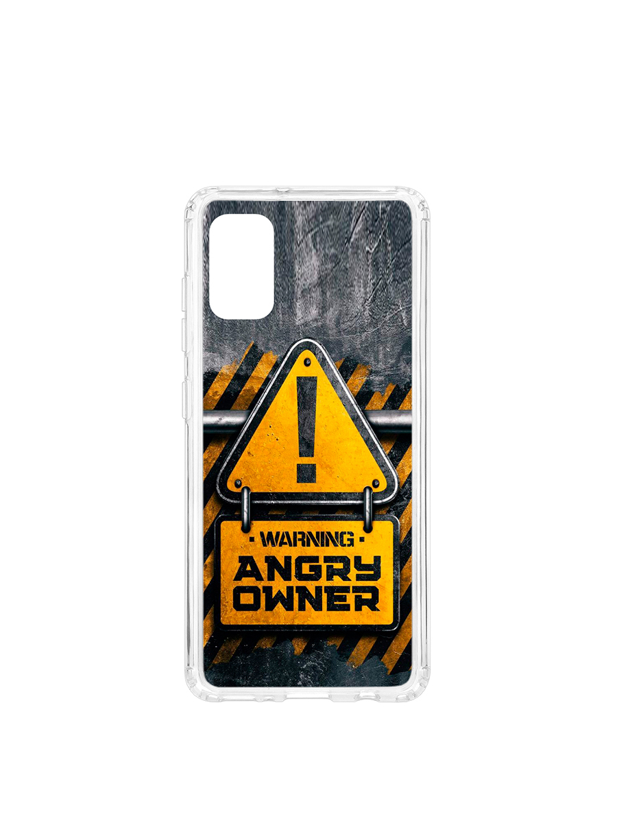 фото Чехол на samsung galaxy a41 kruche print angry owner кruче