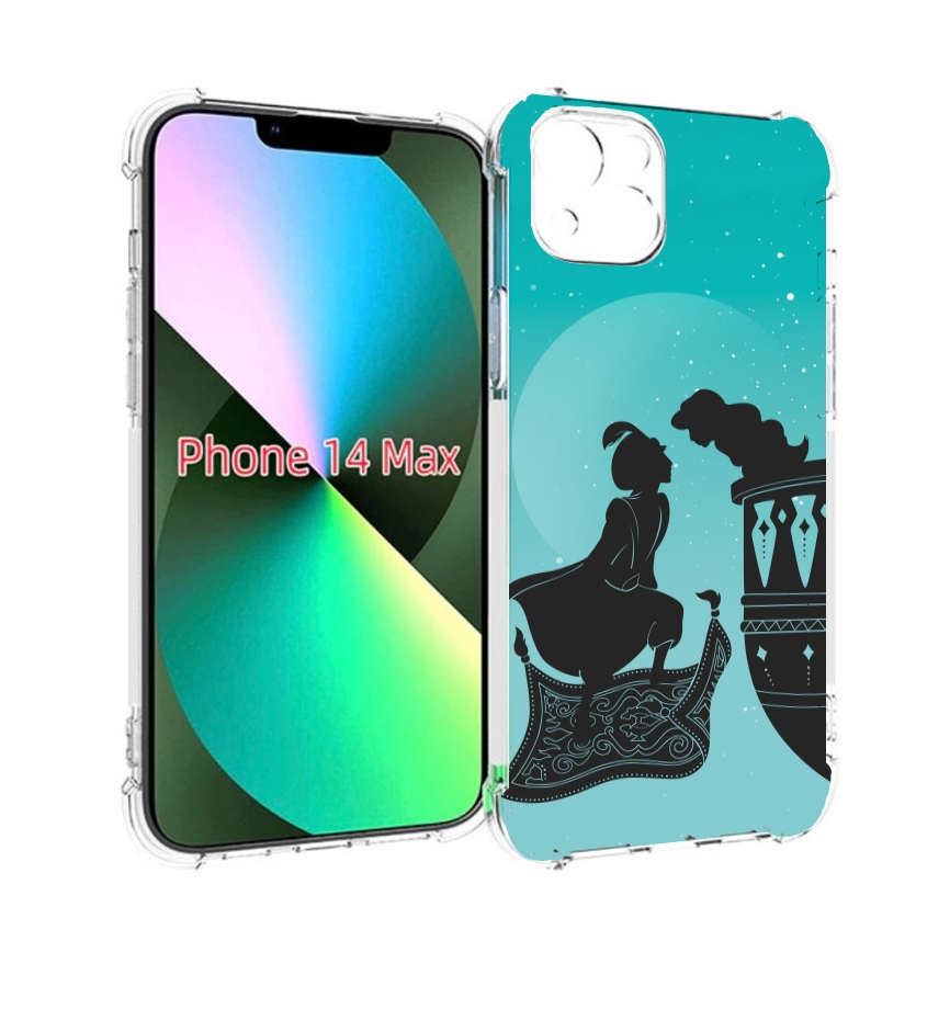 

Чехол MyPads алладин тень для iPhone 14 Plus (6.7), Прозрачный, Tocco