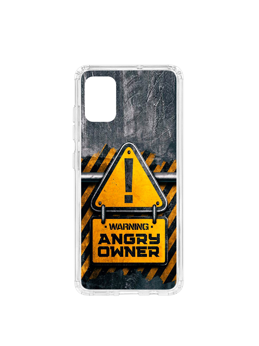 фото Чехол на samsung galaxy a51 kruche print angry owner кruче