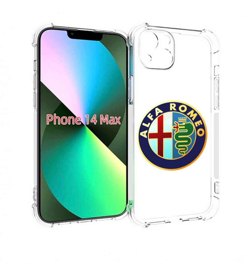 

Чехол MyPads альфа-ромео-2 мужской для iPhone 14 Plus (6.7), Прозрачный, Tocco