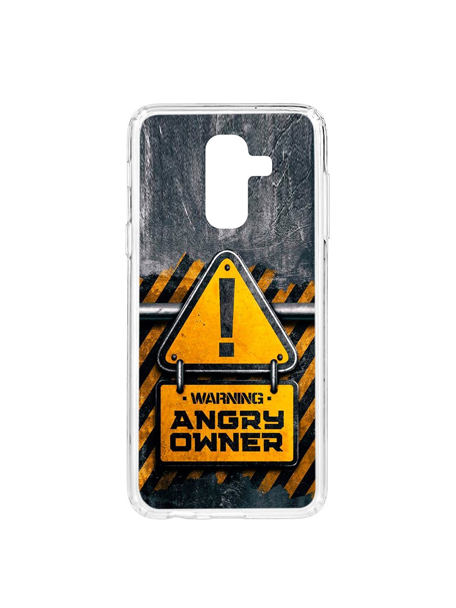 

Чехол на Samsung Galaxy A6 Plus (2018) A605f Kruche Print Angry Owner
