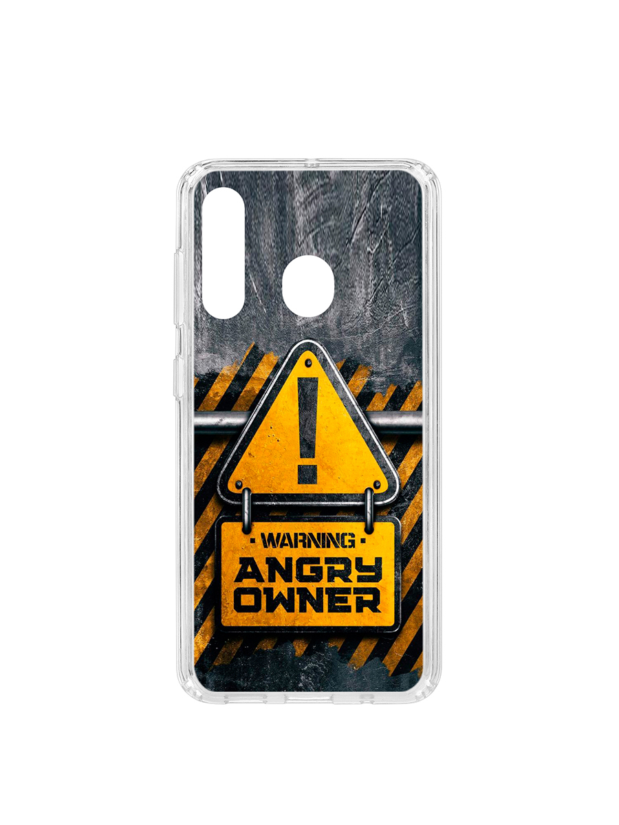 фото Чехол на samsung galaxy a60 2019 kruche print angry owner кruче