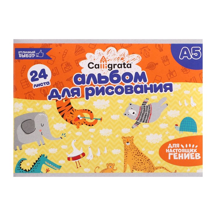 

Альбом для рисования Calligrata 9471154, А5, 24 листа, 2 штуки