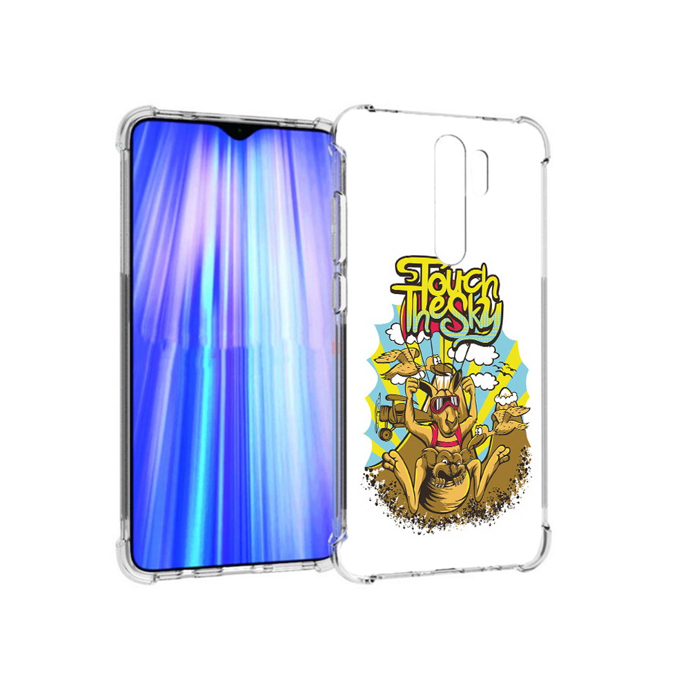 

Чехол MyPads Tocco для Xiaomi Redmi Note 8 Pro нарисованное кенгуру комикс, Прозрачный, Tocco