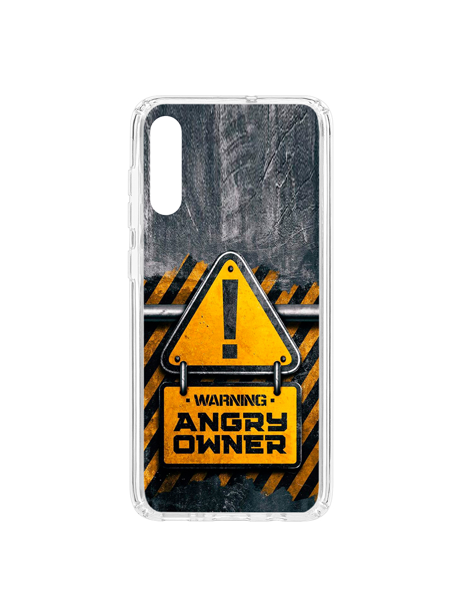 фото Чехол на samsung galaxy a70 2019 kruche print angry owner кruче