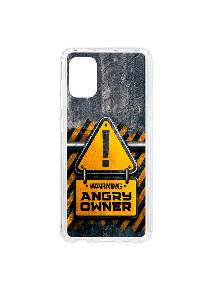 фото Чехол на samsung galaxy a71 kruche print angry owner кruче