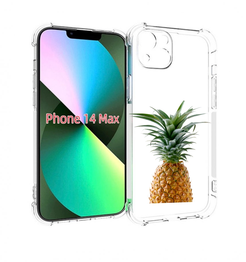 

Чехол MyPads ананас для iPhone 14 Plus (6.7), Прозрачный, Tocco