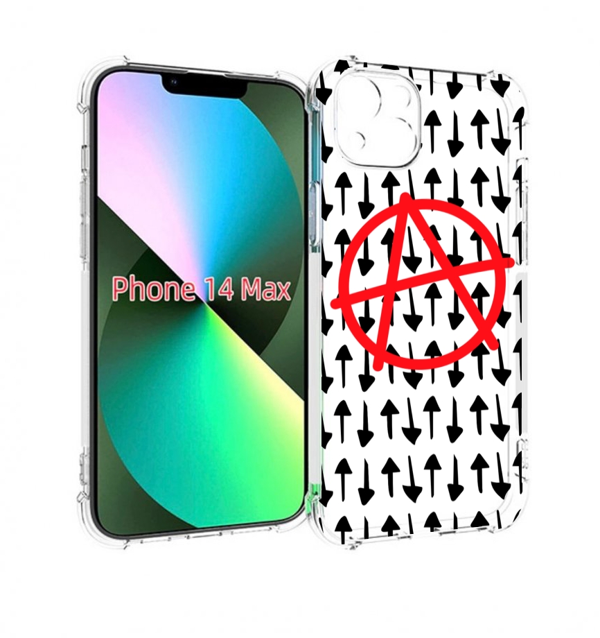 

Чехол MyPads анархия-панк для iPhone 14 Plus (6.7), Прозрачный, Tocco