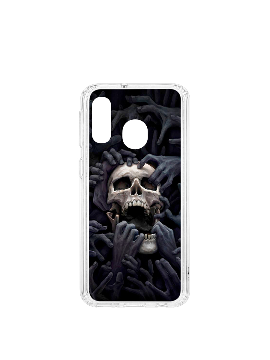 фото Чехол на samsung galaxy a40 2019 kruche print skull hands кruче