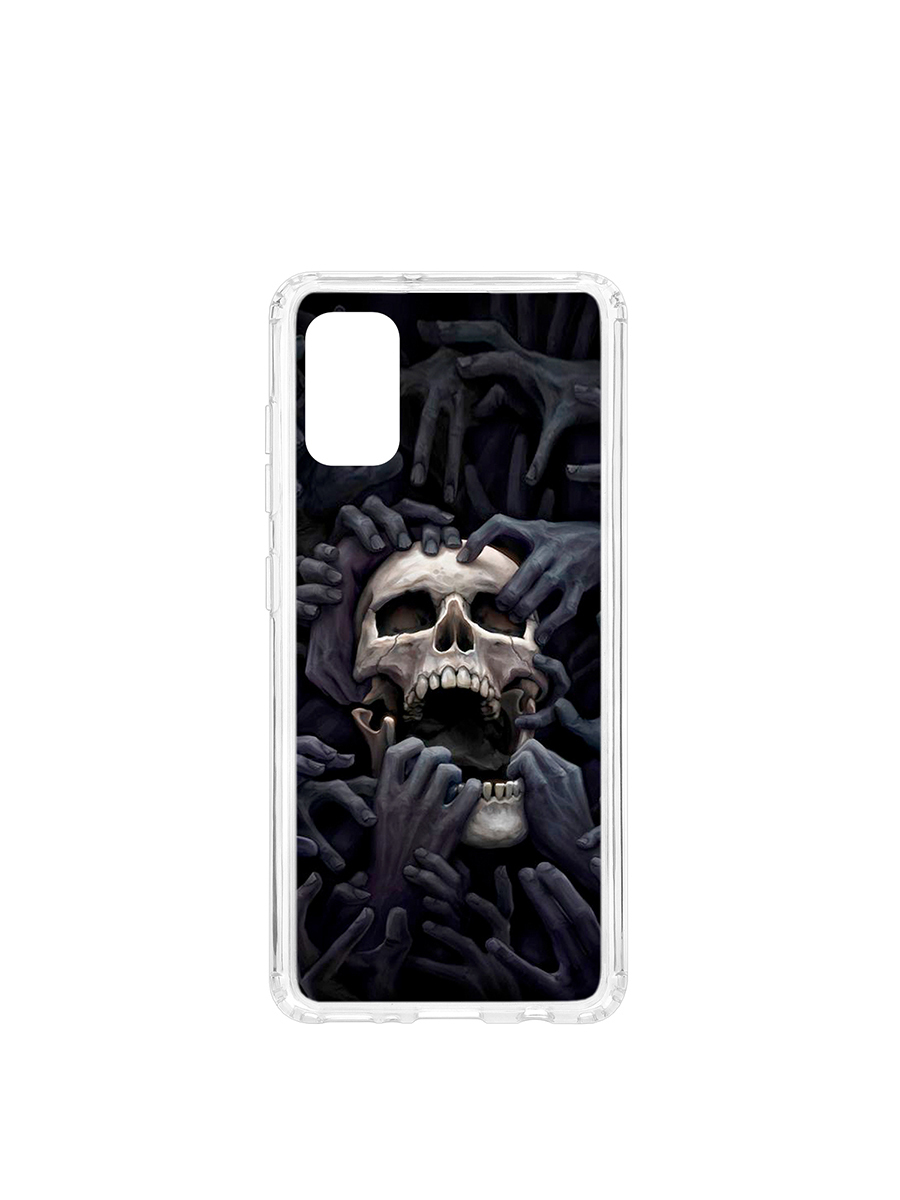 Чехол на Samsung Galaxy A41 Kruche Print Skull Hands