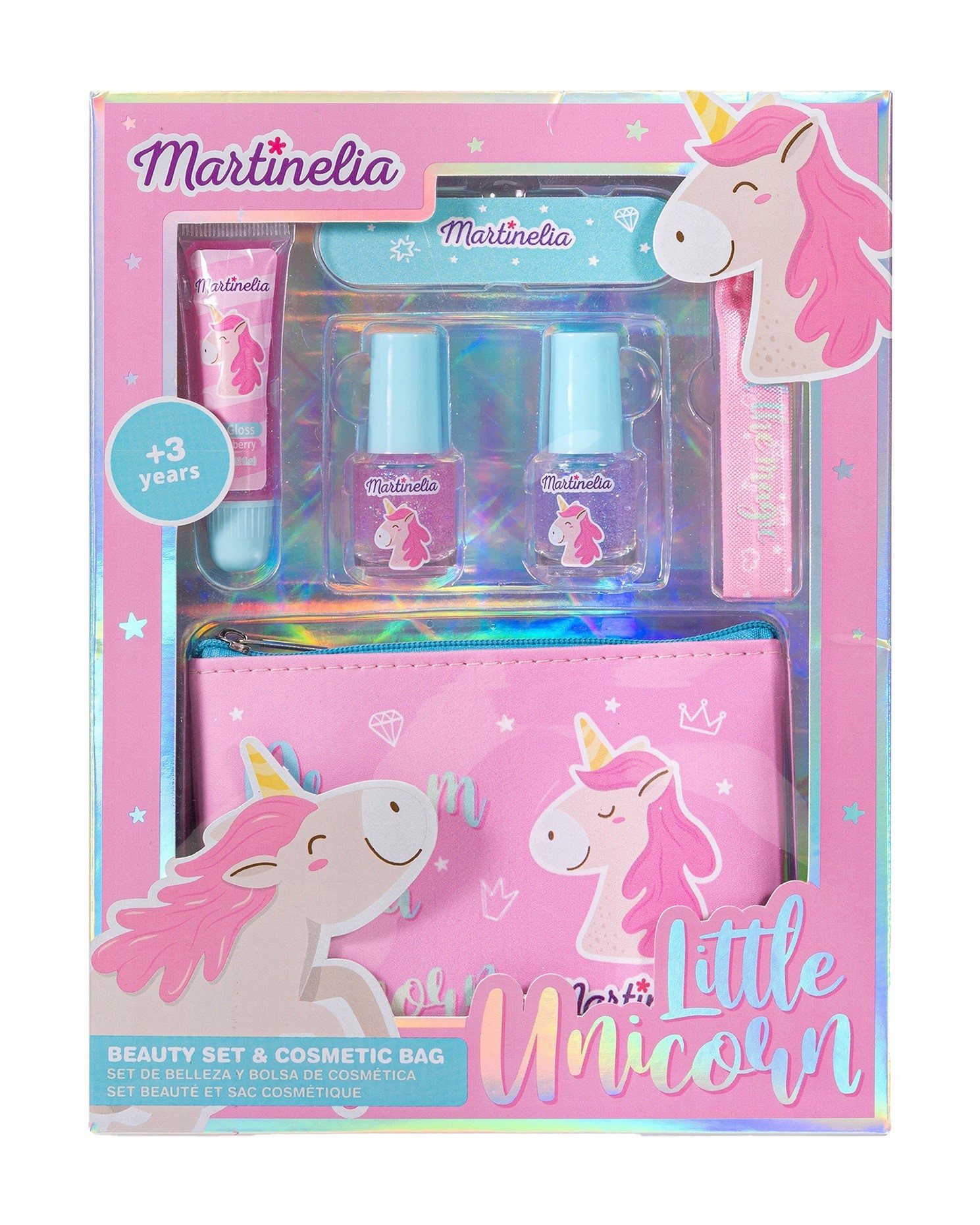 фото Набор детской косметики martinelia little unicorn beauty set & cosmetic bag 5 пр. 30588