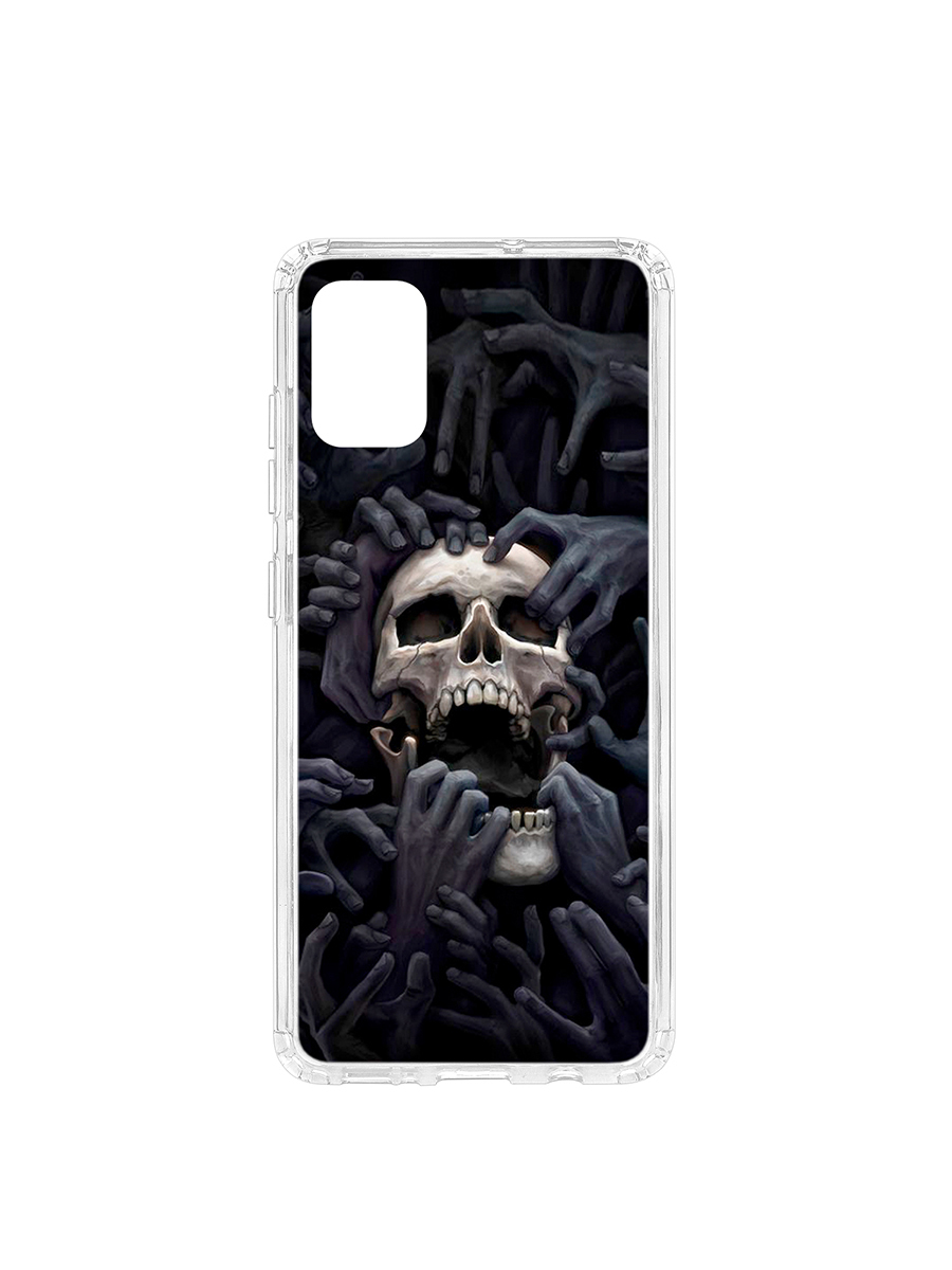 Чехол на Samsung Galaxy A51 Kruche Print Skull Hands