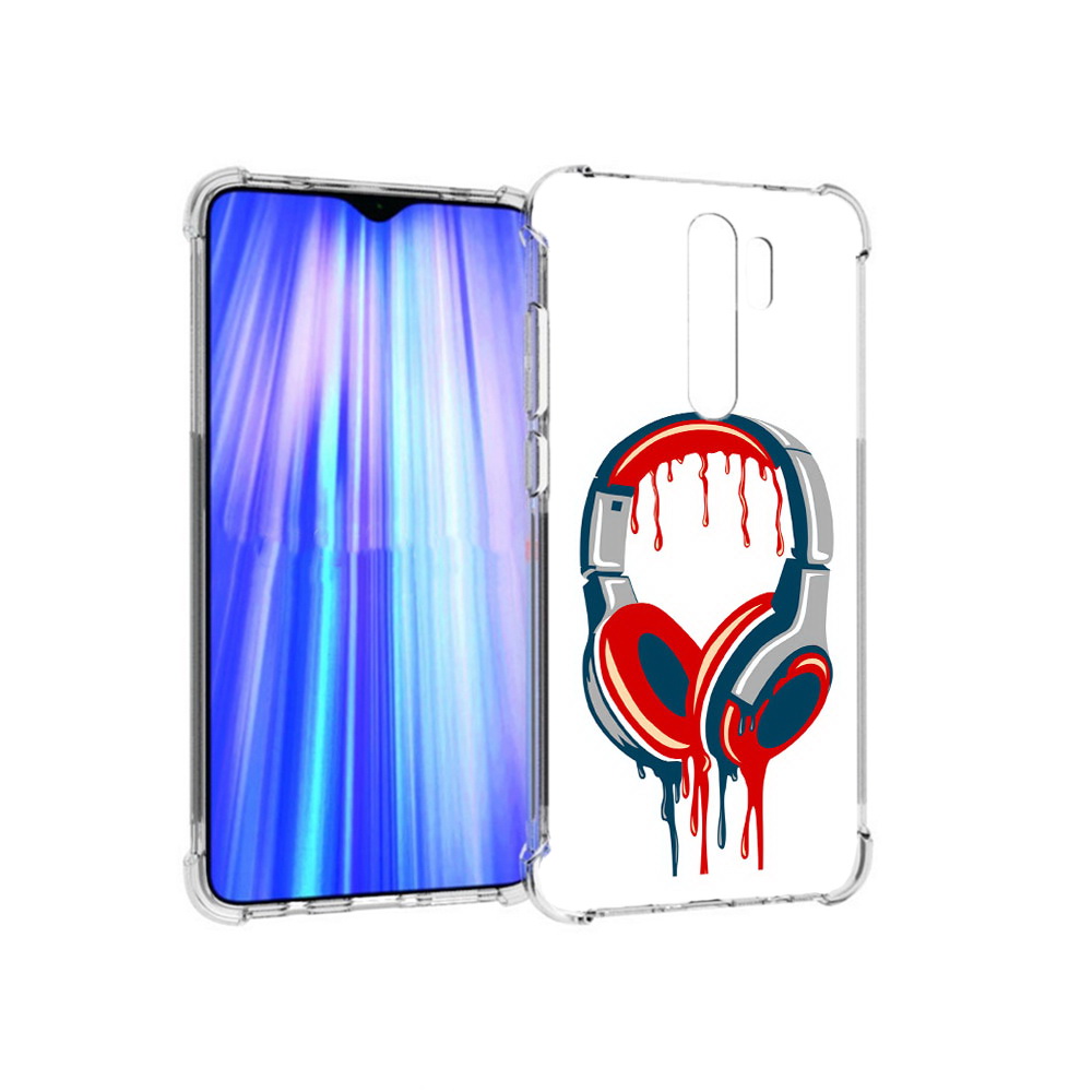 

Чехол MyPads Tocco для Xiaomi Redmi Note 8 Pro не делай громко (PT135544.276.517), Прозрачный, Tocco