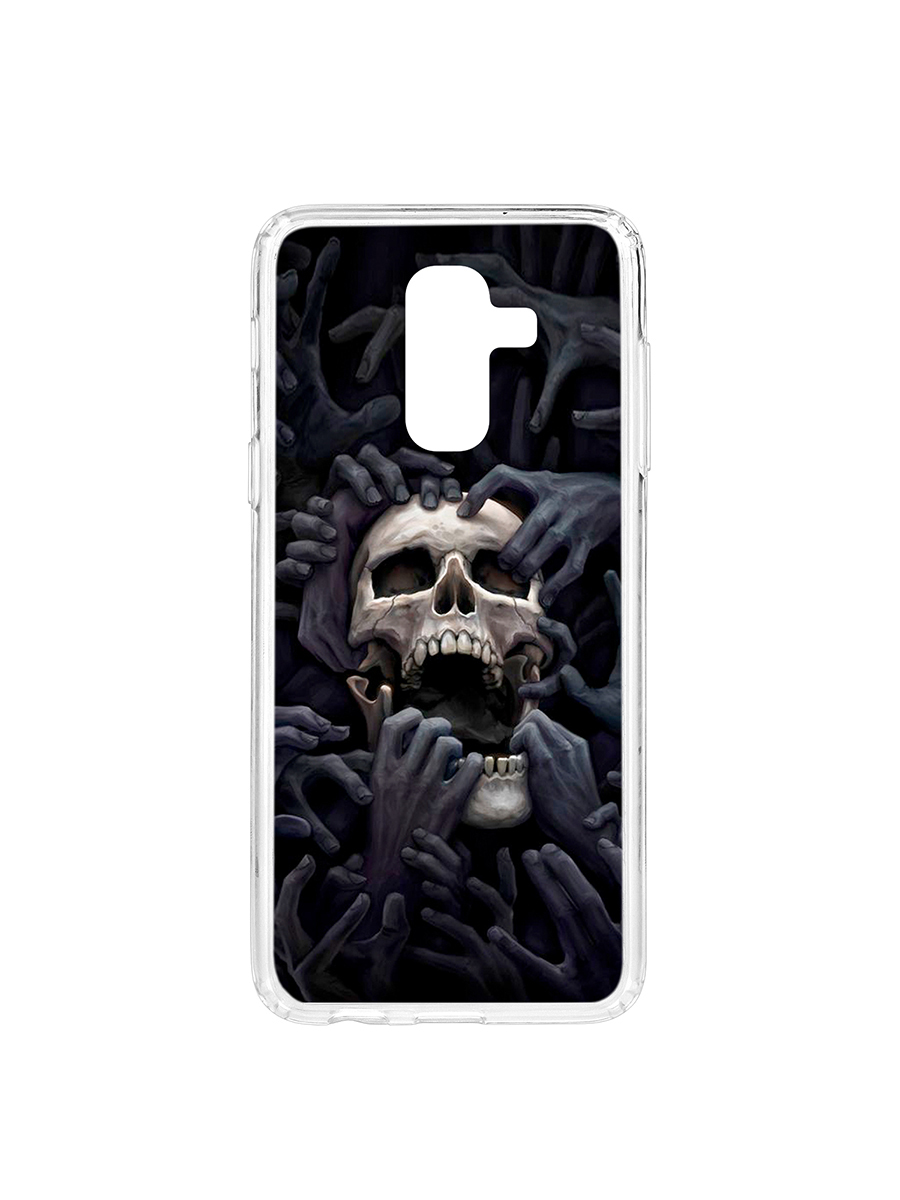 фото Чехол на samsung galaxy a6 plus (2018) a605f kruche print skull hands кruче