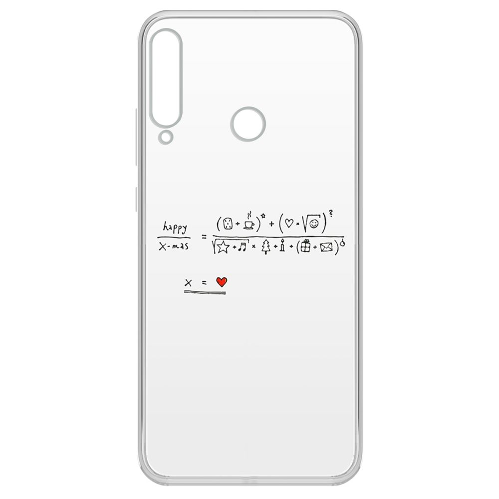 фото Чехол-накладка krutoff clear case праздничная формула для huawei p40 lite e/y7p/honor 9c