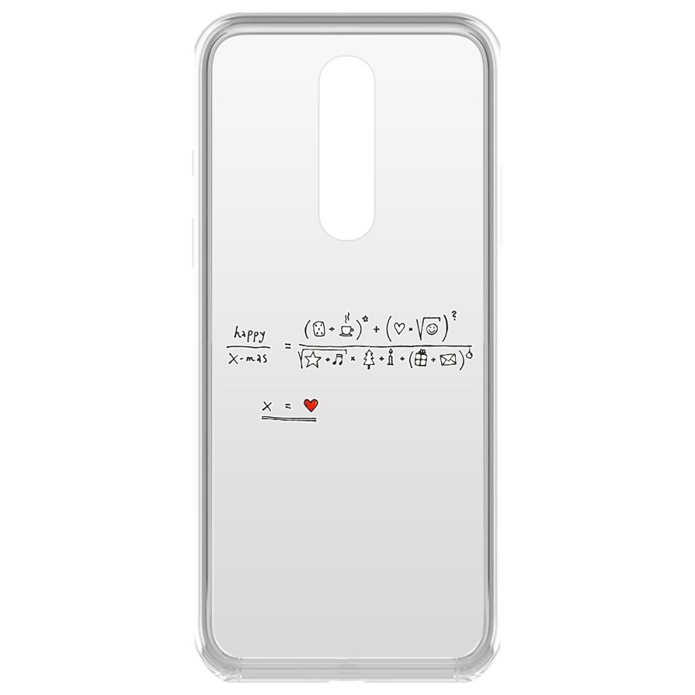 фото Чехол-накладка krutoff clear case праздничная формула для oneplus 8