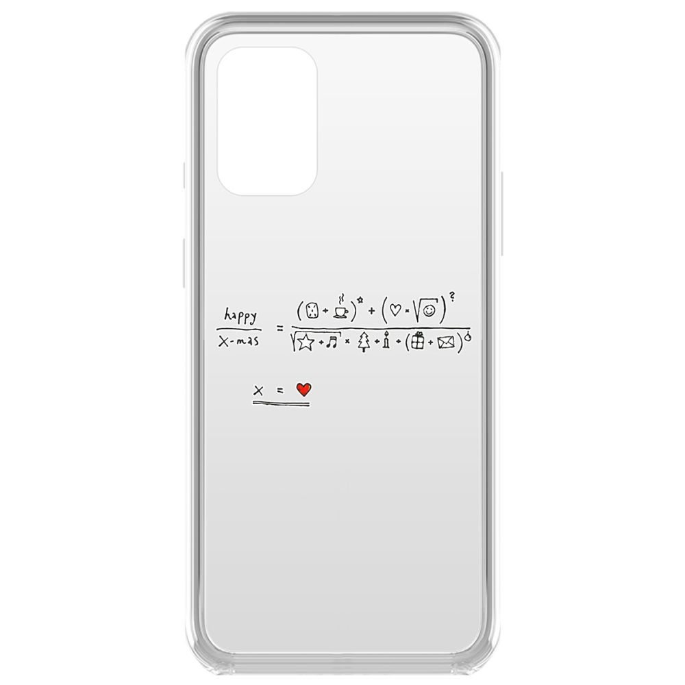 фото Чехол-накладка krutoff clear case праздничная формула для oneplus 8t