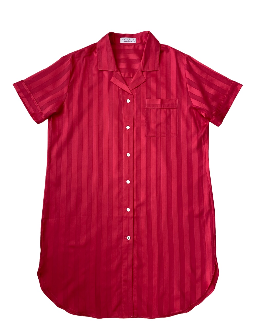 Рубашка домашняя женские NOVILA 8368 097 красные 46 (EU)