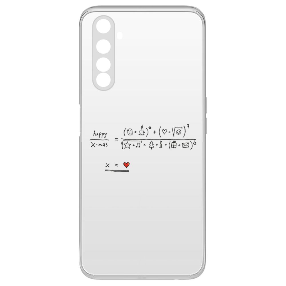 фото Чехол-накладка krutoff clear case праздничная формула для realme 6