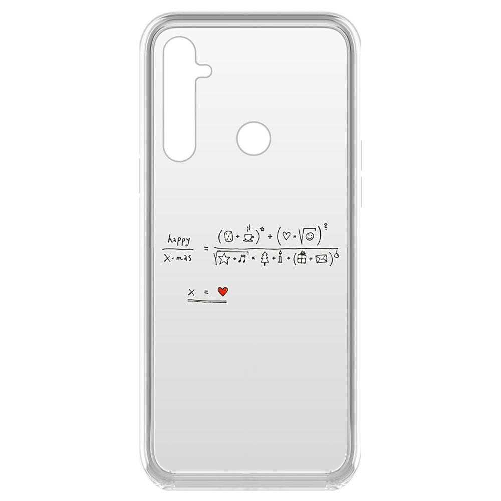 фото Чехол-накладка krutoff clear case праздничная формула для realme 6i