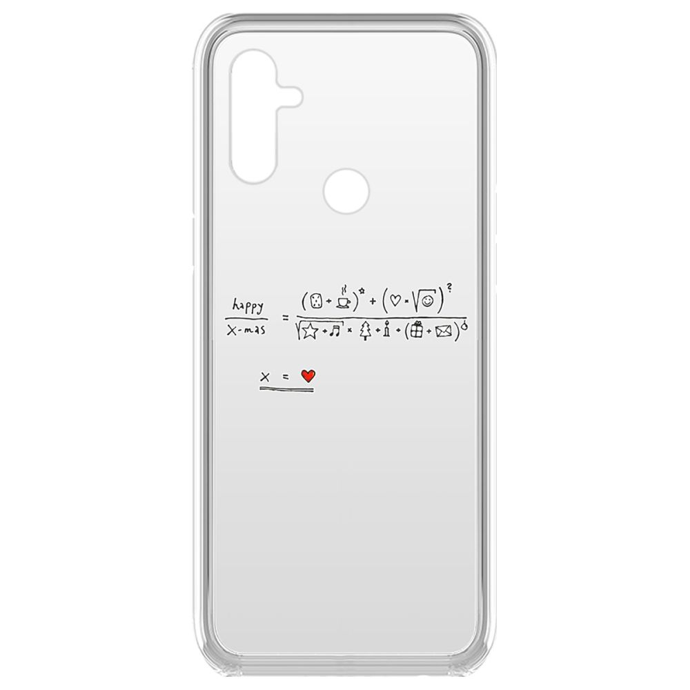 фото Чехол-накладка krutoff clear case праздничная формула для realme c3